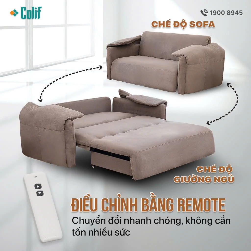 Sofa giường chỉnh điện là gì? Có khác gì với sofa giường thường?