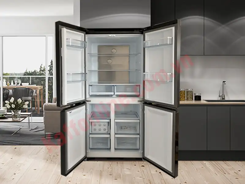 Bên trong tủ Kaff KF-BCD446W