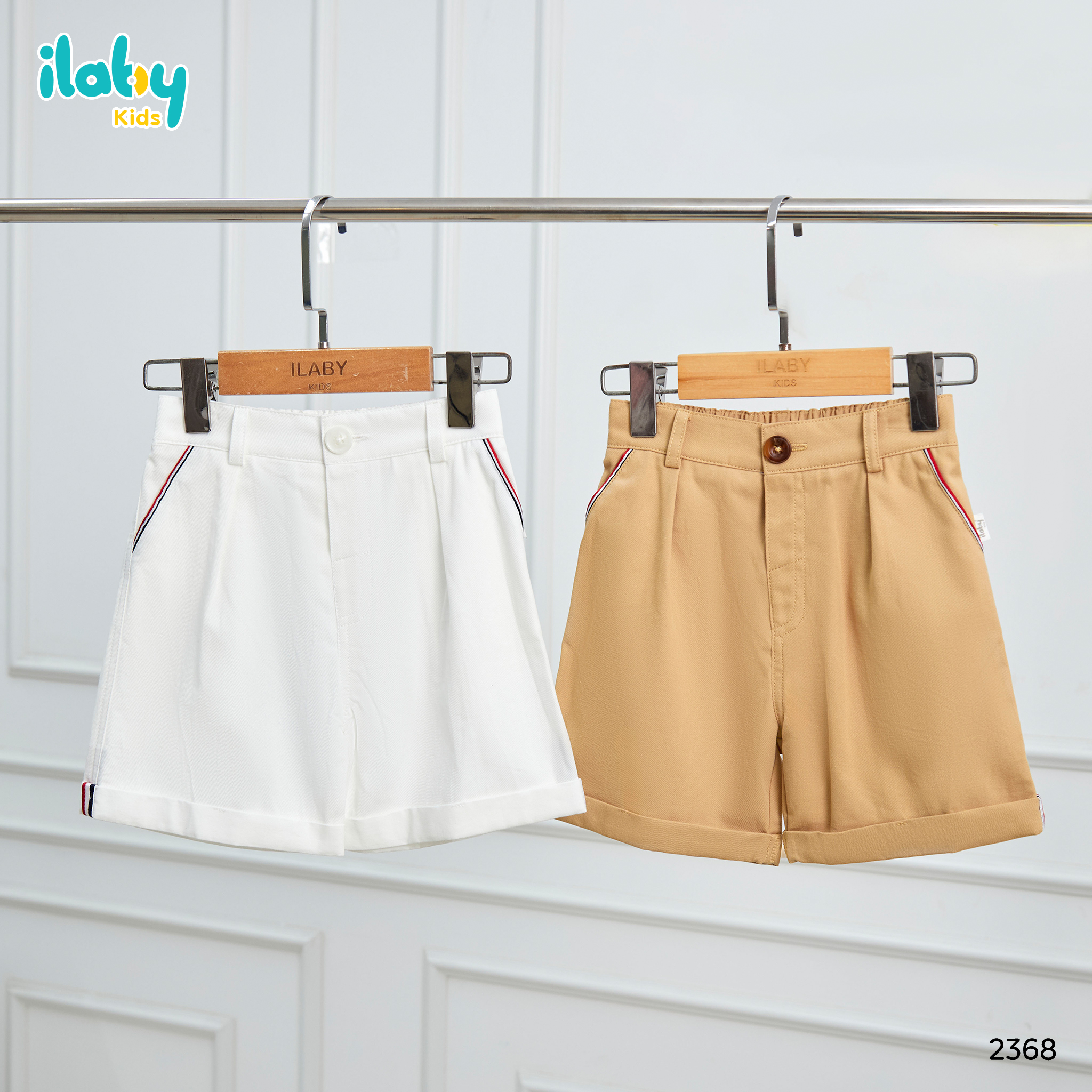 Quần kaki gấp gấu trang trí dây dệt_thumbnail_1