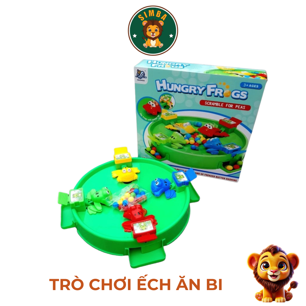 Trò Chơi Gắp Bi Hungry Frogs Simba Shop Bộ Đồ Chơi Vui Nhộn Rèn Luyện Phản Xạ Gắn Kết Gia Đình & Bé