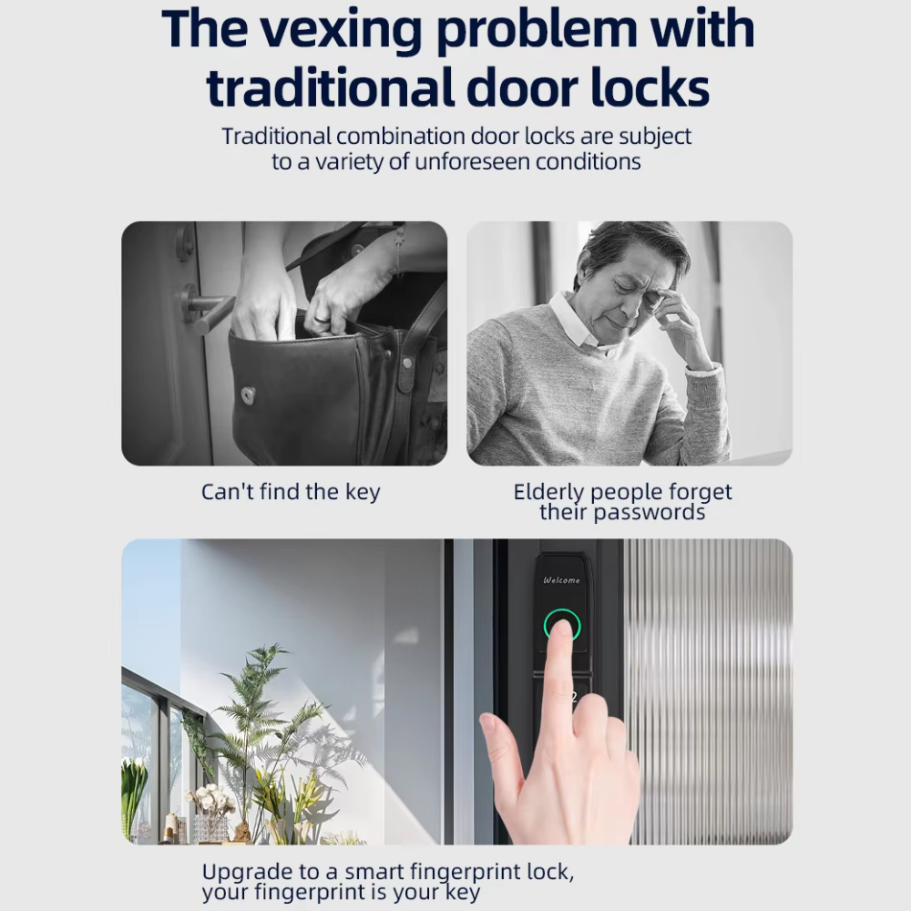 Khóa Thông Minh Kachi MK47 Chính Hãng - Chuyên Dụng Cho Cửa Nhôm Xingfa & Đố Hẹp_thumbnail_4