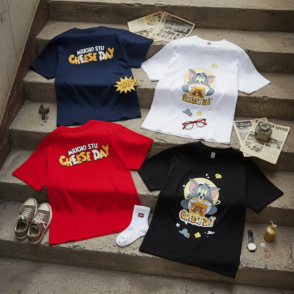 Áo thun form rộng gia đình Tom & Jerry Kado 3462_thumbnail_6