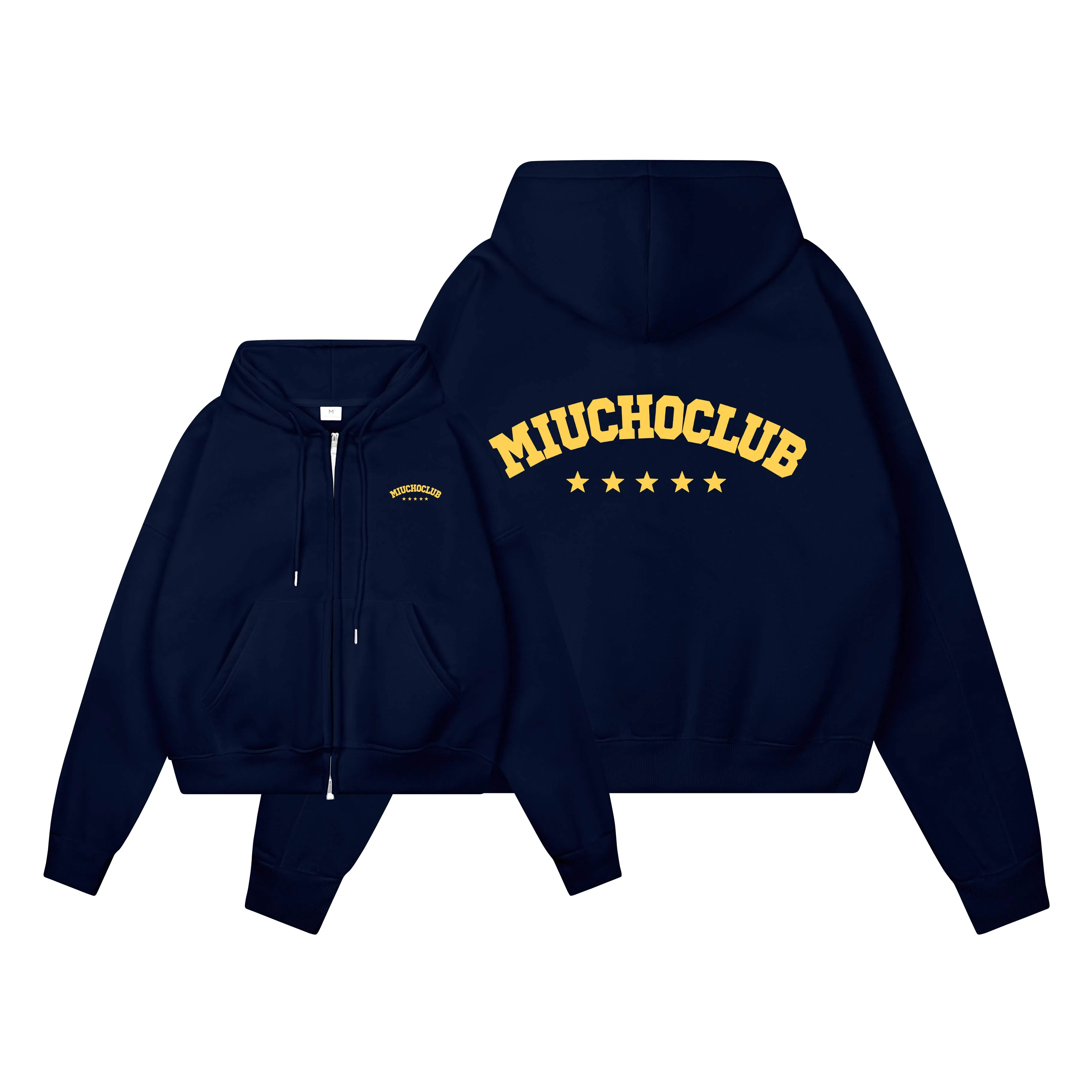 Áo hoodie zip boxy local brand Miucho 2590 vải nỉ 2 da cao cấp thoáng mát thấm hút mồ hôi tốt in basic_thumbnail_11