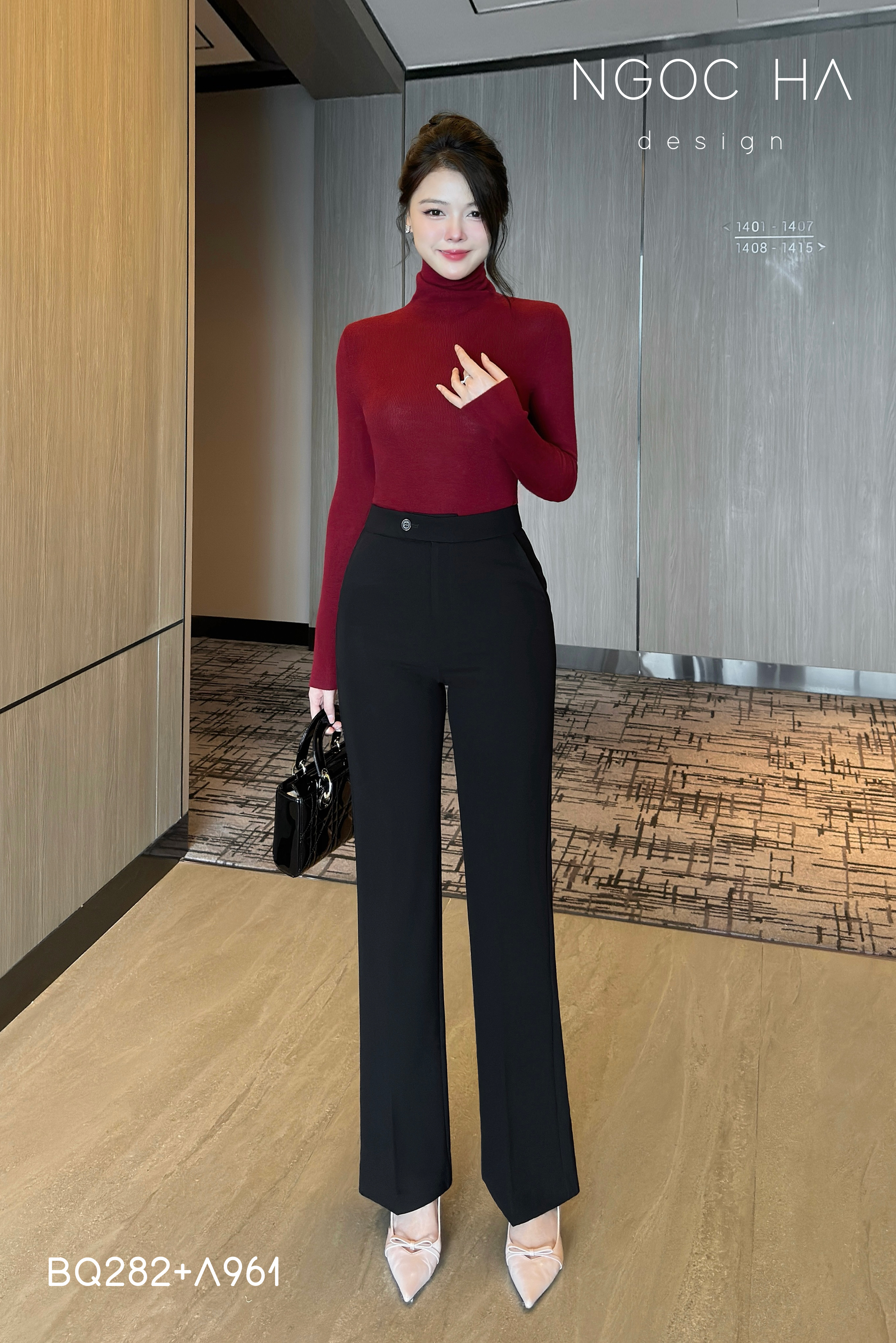 Selina Top_ Áo Len Basic Cổ Cao Dài Tay A961_thumbnail_2