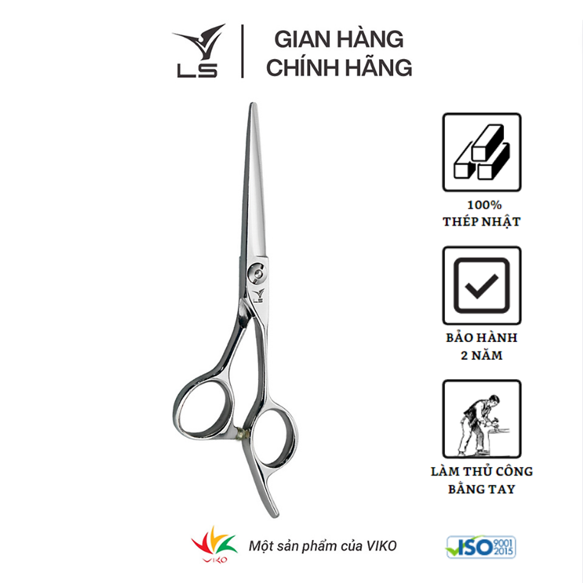 Kéo cắt tóc Viko LS JP553 size kéo 5.5 inches - bảo hành 1 năm_thumbnail_9