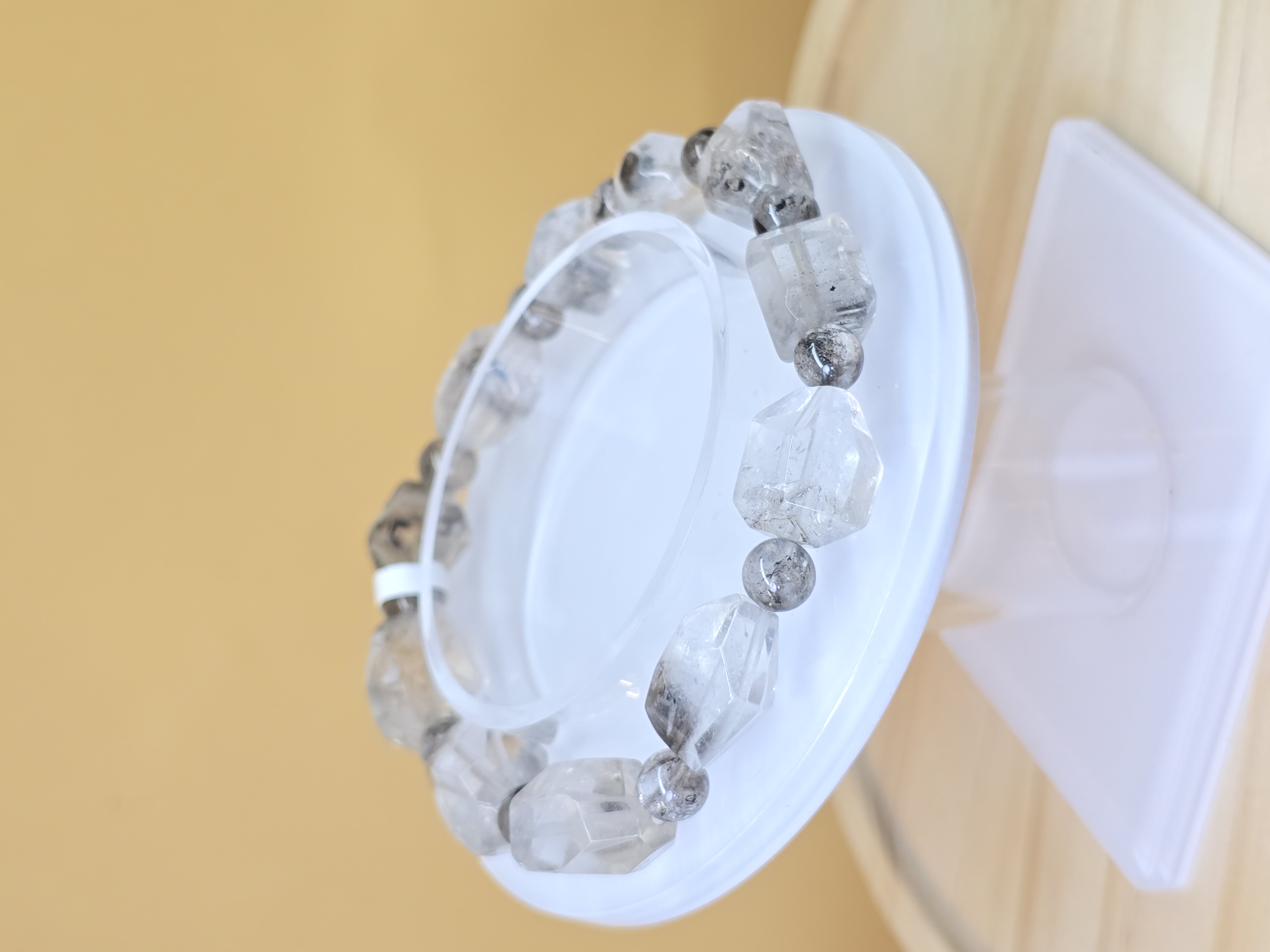 Vòng Tay Thạch Anh 2 Đầu (Double-Terminated Quartz) Xuất Xứ Pakistan_thumbnail_4