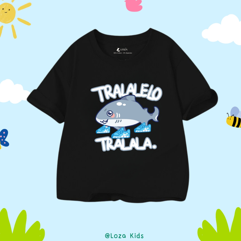 Áo thun bé trai in hình 'Brainrot Tung tung tung sahur, Tralalelo Tralala - Loza Kids AT065_thumbnail_9