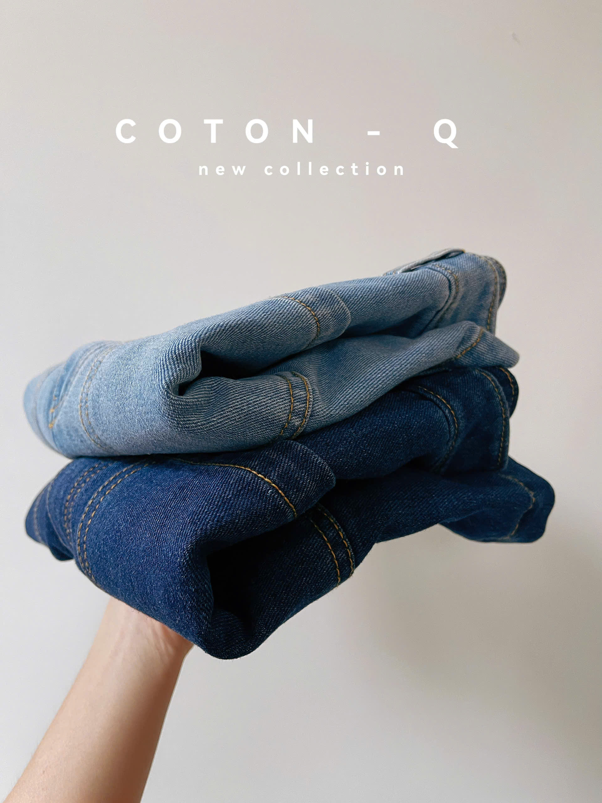 Chân váy ngắn Coton Q jean 2M ( ĐẬM )_thumbnail_2