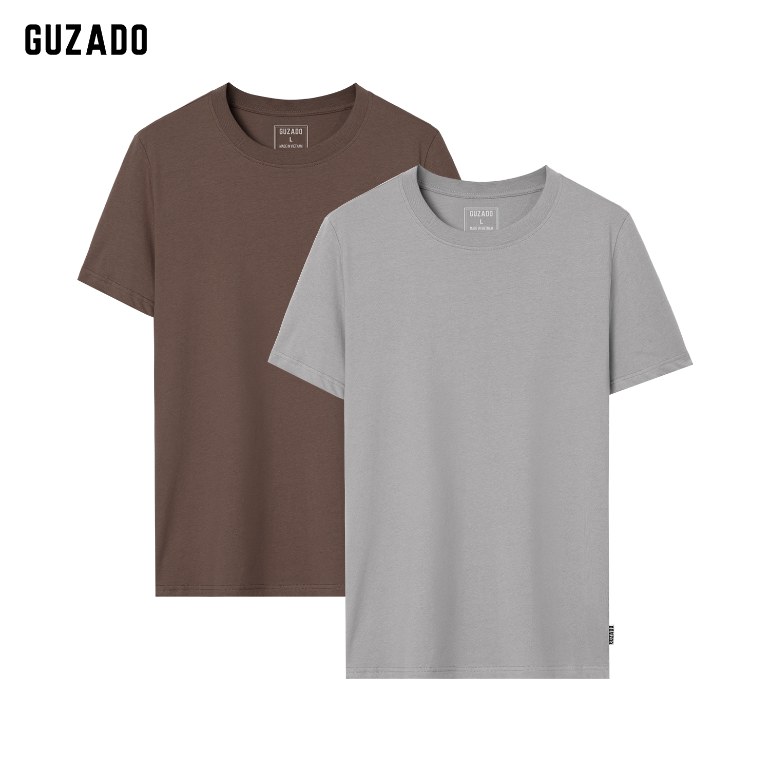 Combo 2 Áo Thun Nam GUZADO Vải Cotton 220gsm CB2GTS05_thumbnail_23