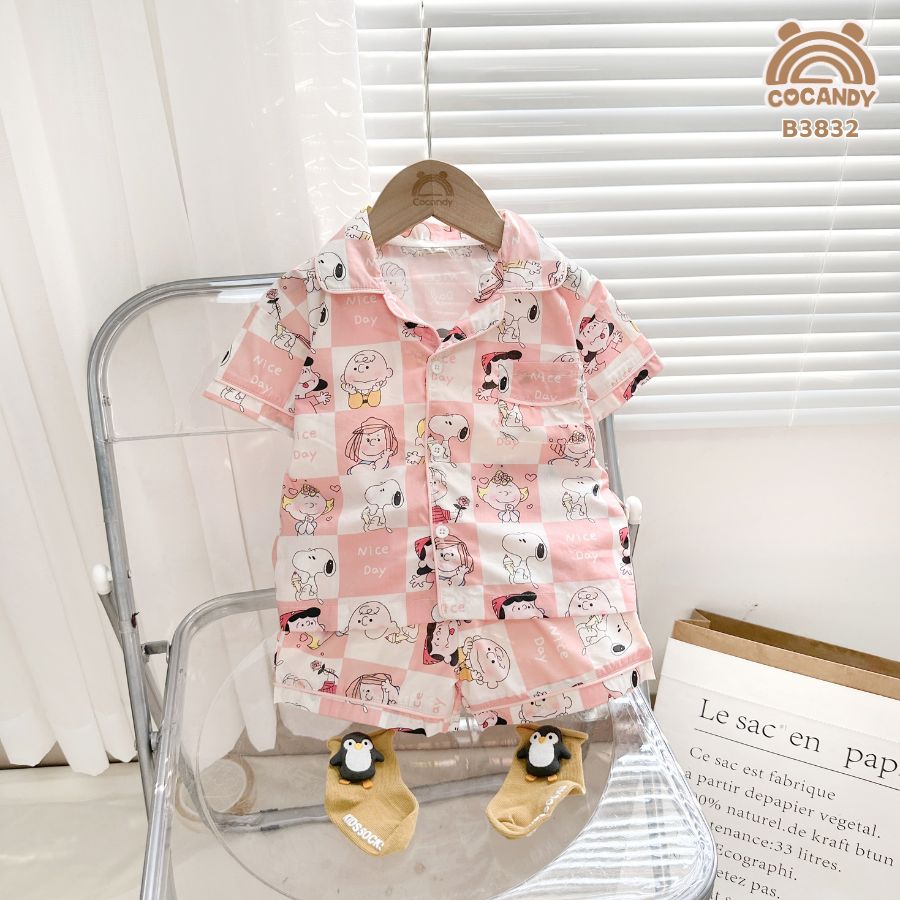 Bộ cộc pijama HỒNG Snoopy_thumbnail_0