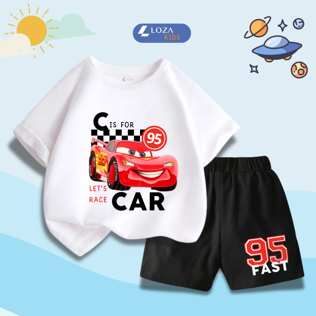 Bộ đồ bé trai in hình Ô tô - Loza SB313_thumbnail_0