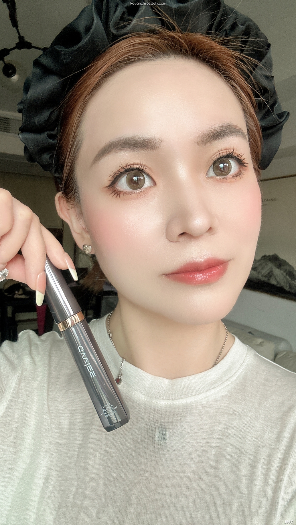 Mascara QAAJEE J807 - Làm Dài Và Cong Mi, Chống Trôi, Bền Màu Suốt 24H_thumbnail_12