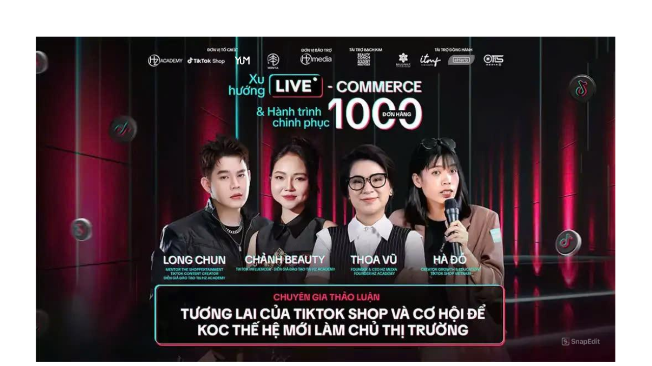 Học được gì sau sự kiện “Xu Hướng Live-Commerce và Hành Trình Chinh Phục 1000 Đơn Hàng”
