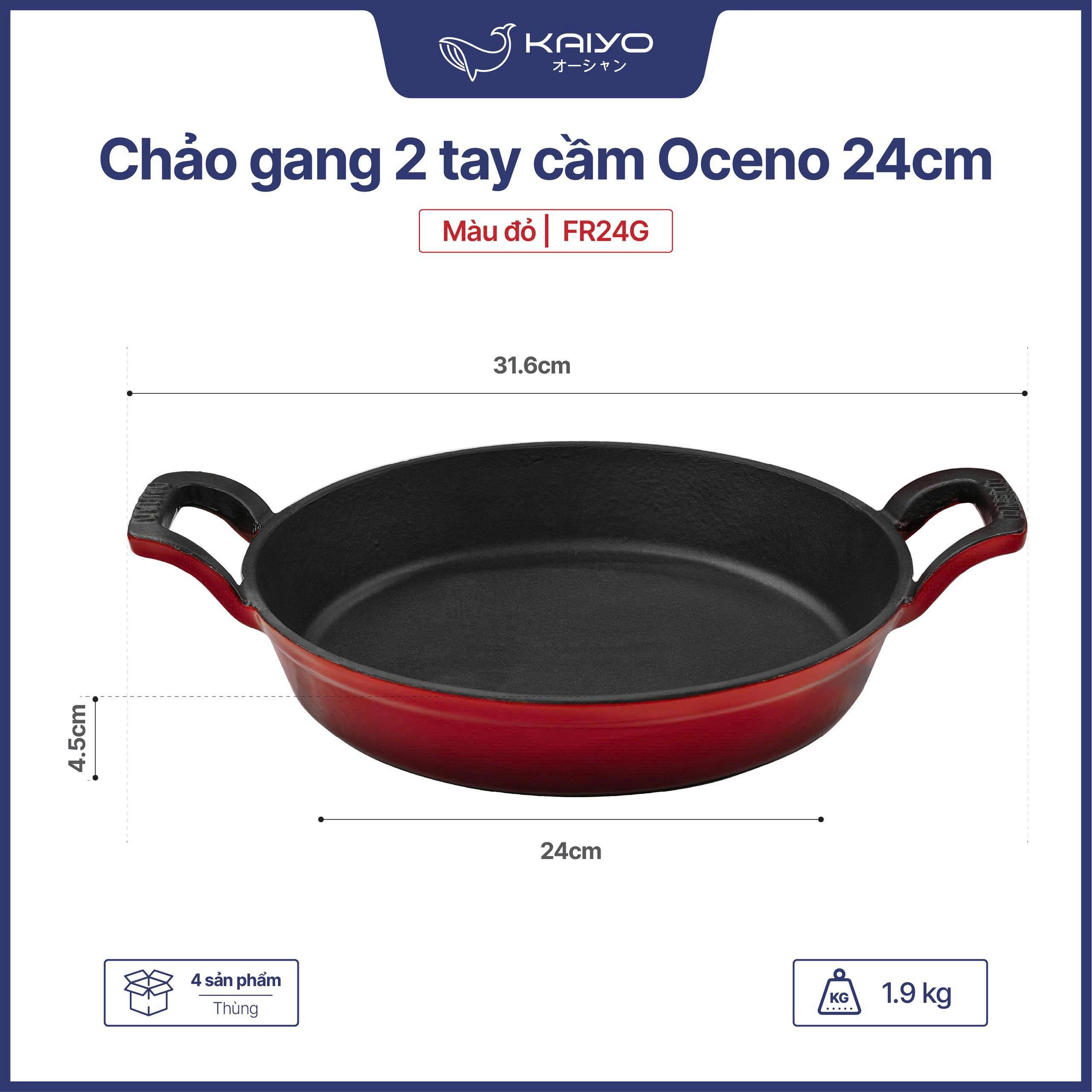 Chảo Gang 2 Tay Cầm Oceno_thumbnail_7