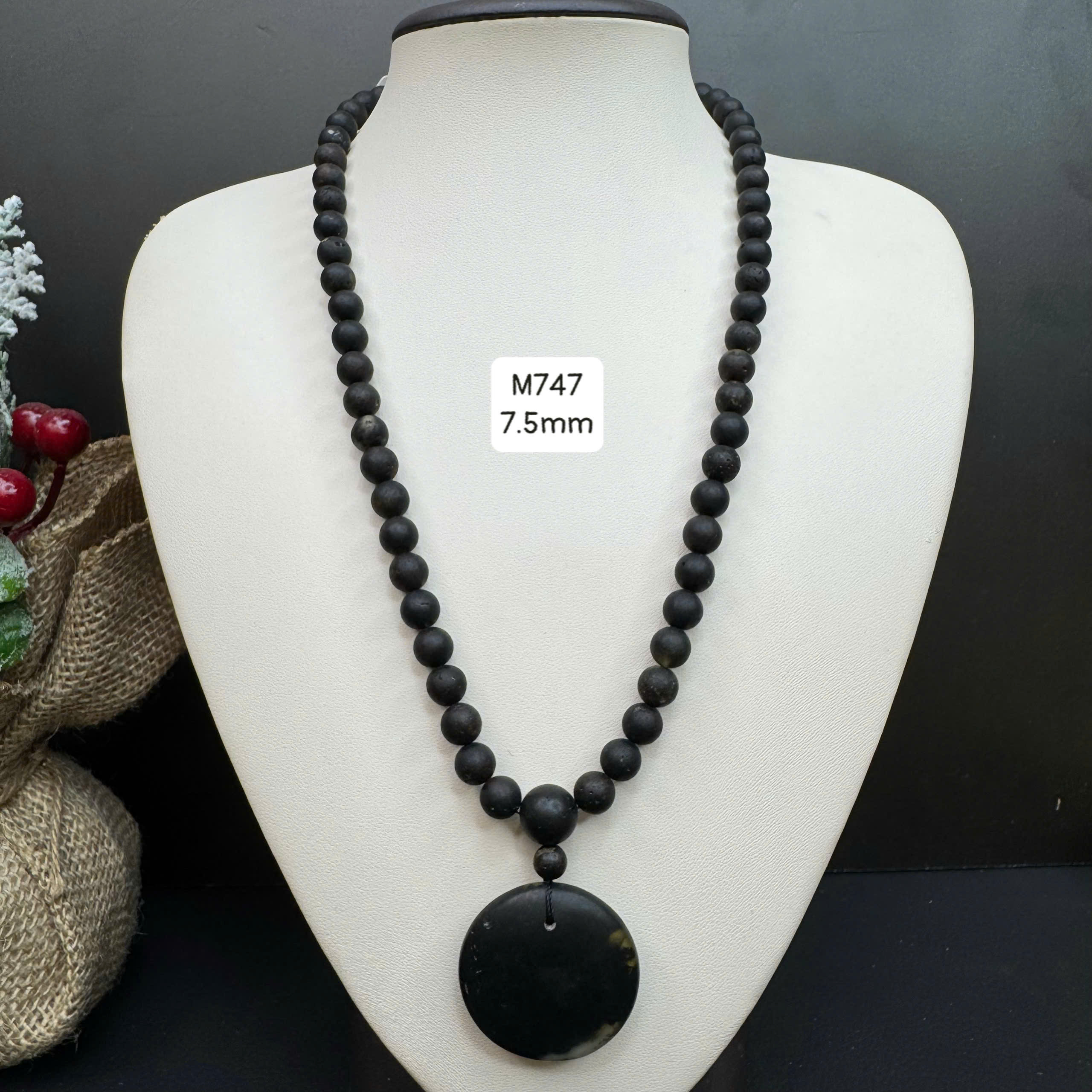 Chuỗi Vòng Cổ Rêu Đầm Lầy Mix Mặt - M747