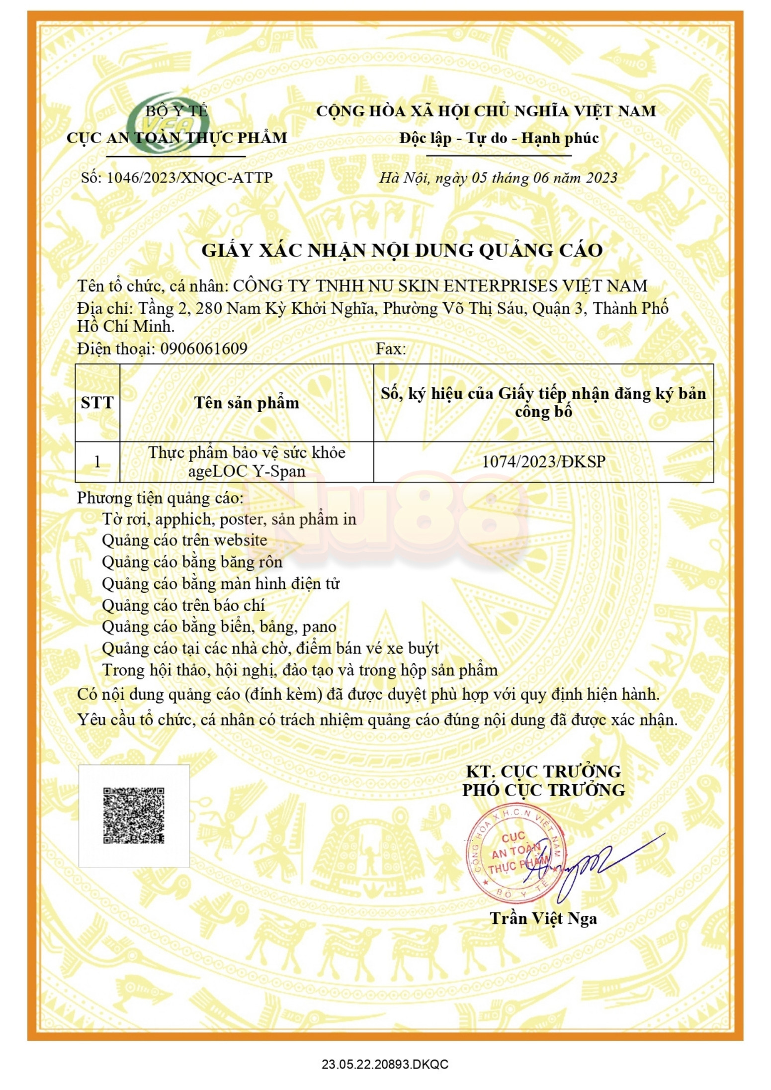 Thực phẩm bảo vệ sức khoẻ: Viên nang AGELOC Y-SPAN_thumbnail_14