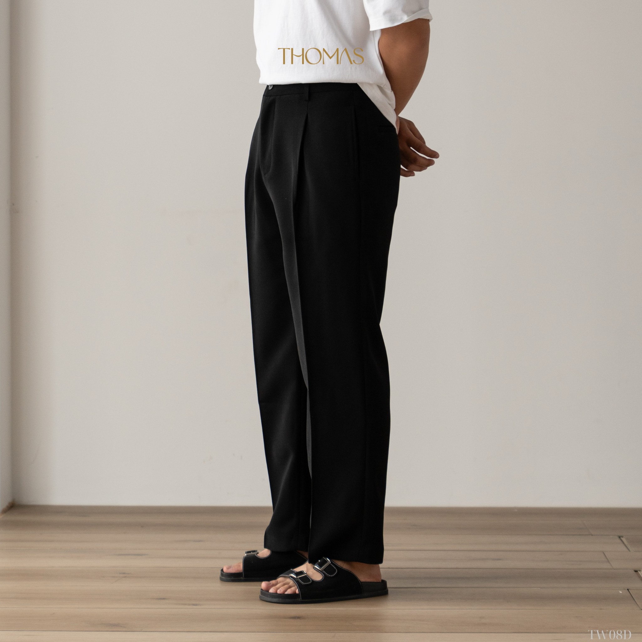 Quần Dài Sailor Vải Thái Form Lửng Semi-Wide