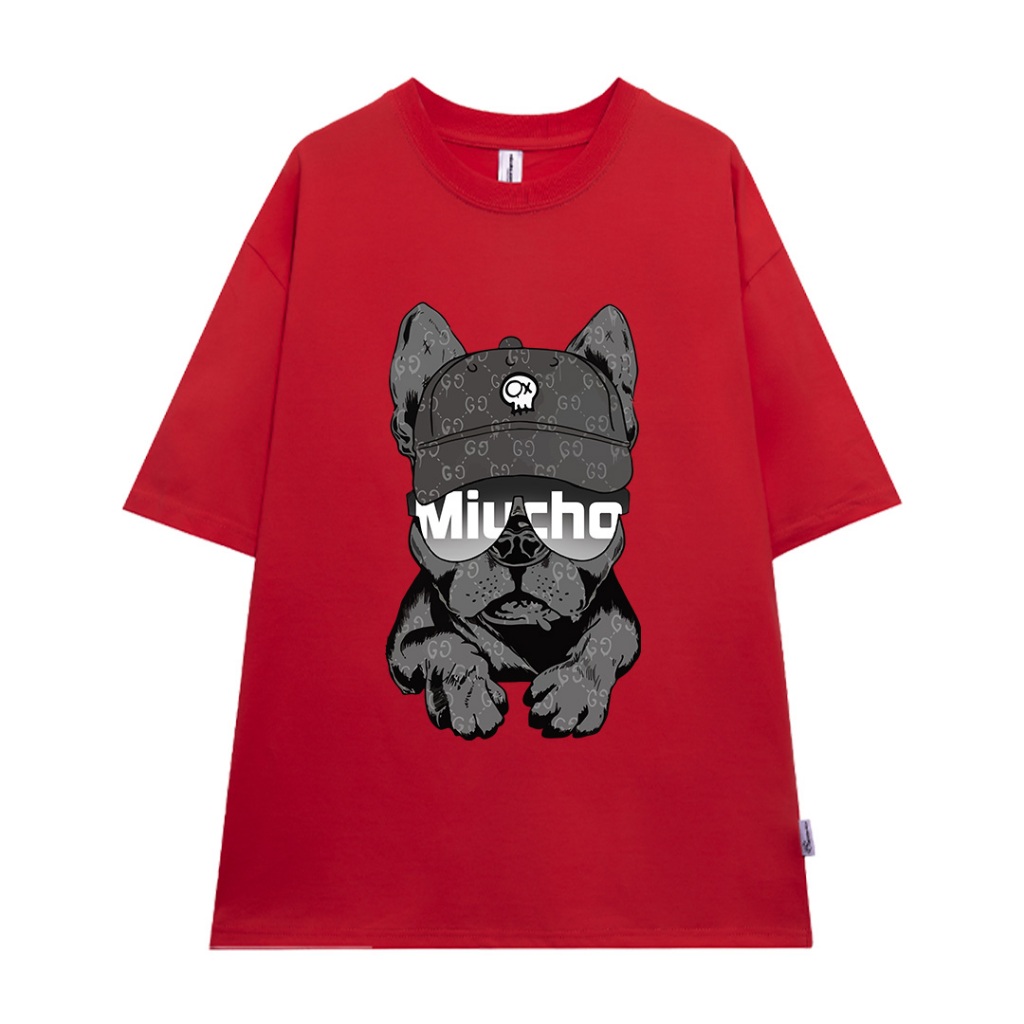 Áo phông nam boy phố form rộng nhiều màu ATD1071 Miucho Man tay ngắn cổ tròn in mix_thumbnail_12