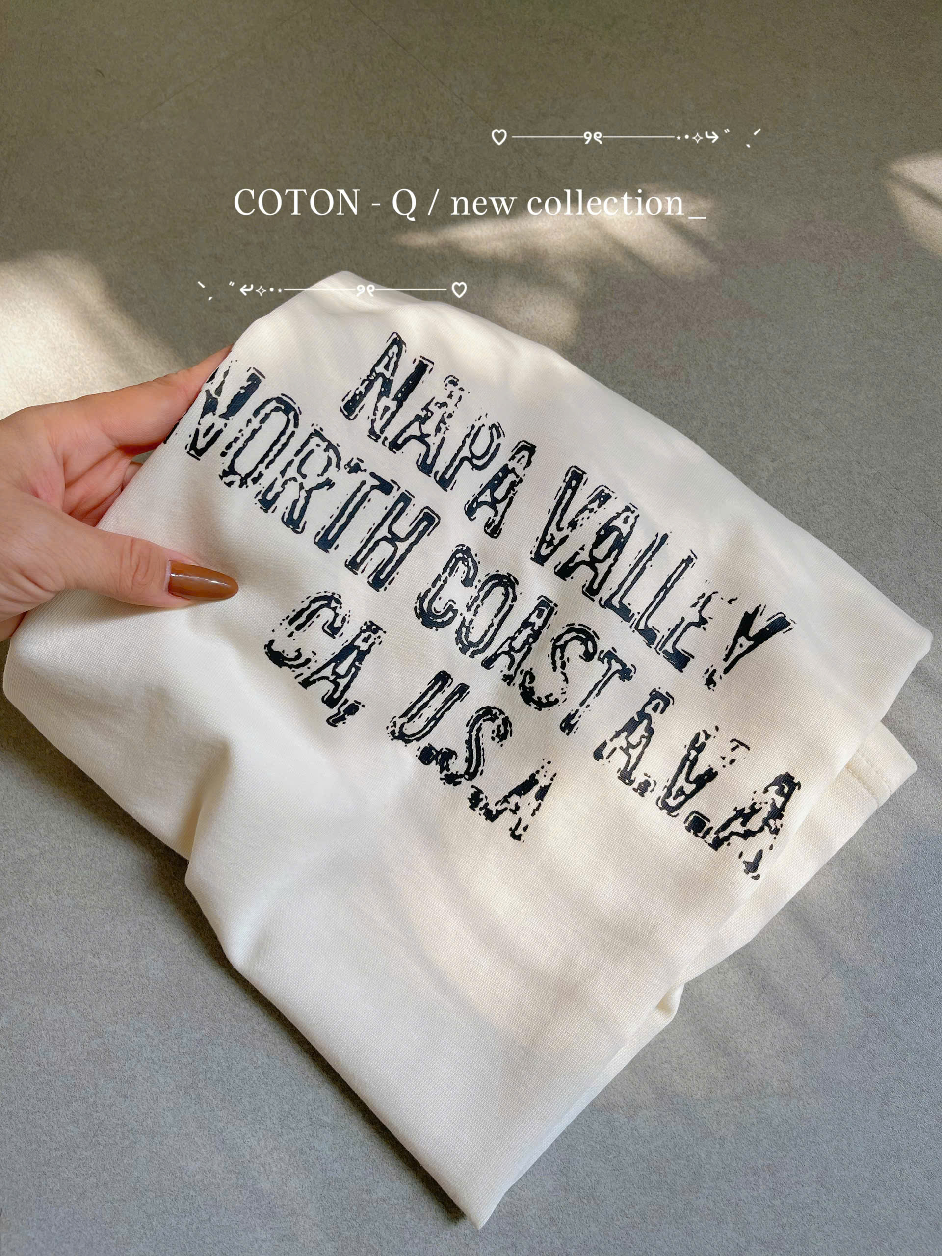 Áo thun kem in chữ_thumbnail_5