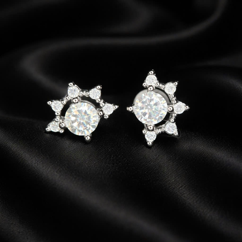 Khuyên kiểu mặt trời 5 đá trắng dẹt_thumbnail_3