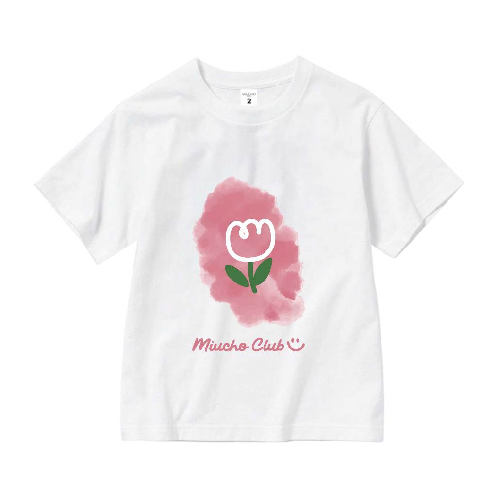 Áo thun cho bé gái form rộng AED705 Miucho Kid 100% vải cotton thoáng mát basic_thumbnail_8