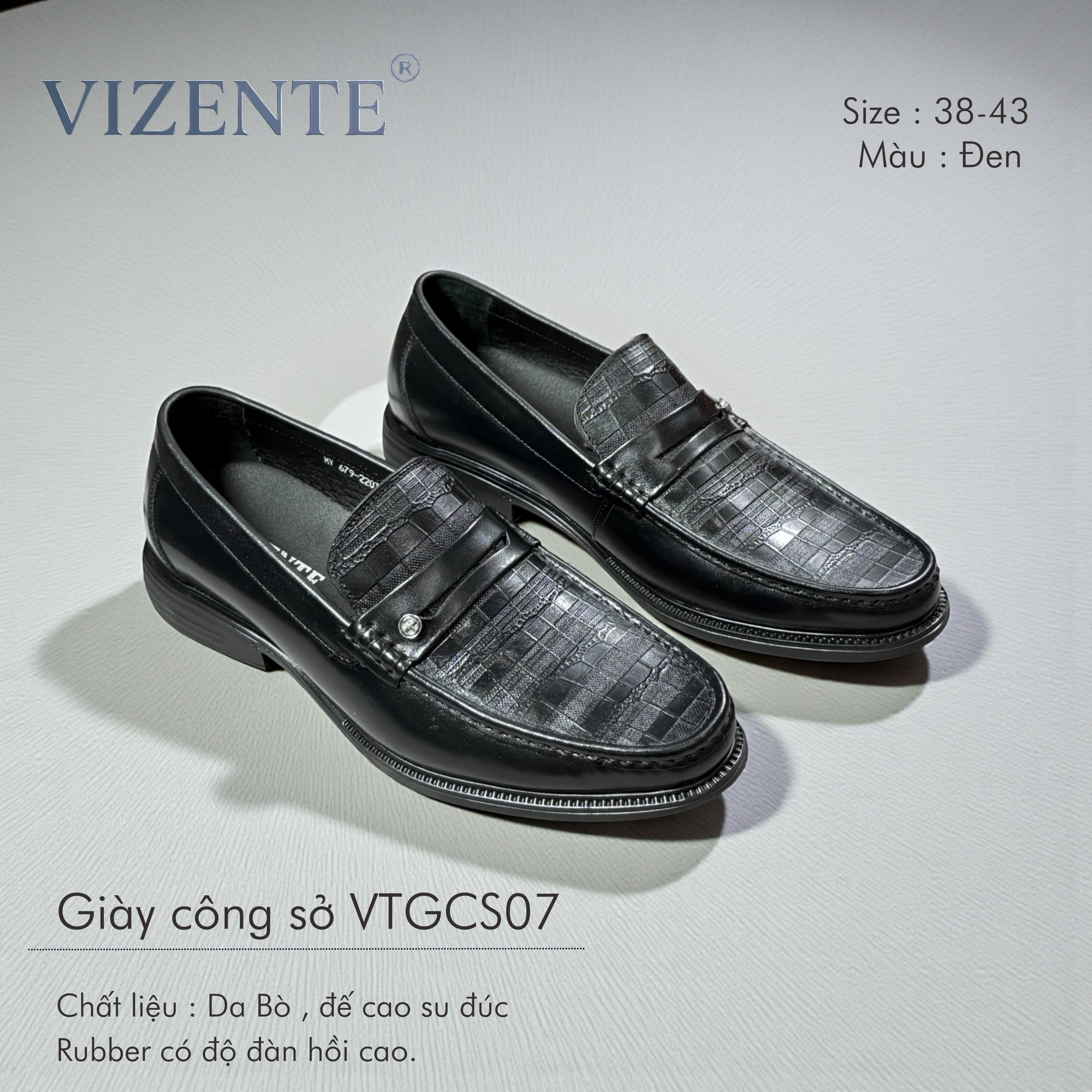 Giày Công sở cao cấp VTGCS07