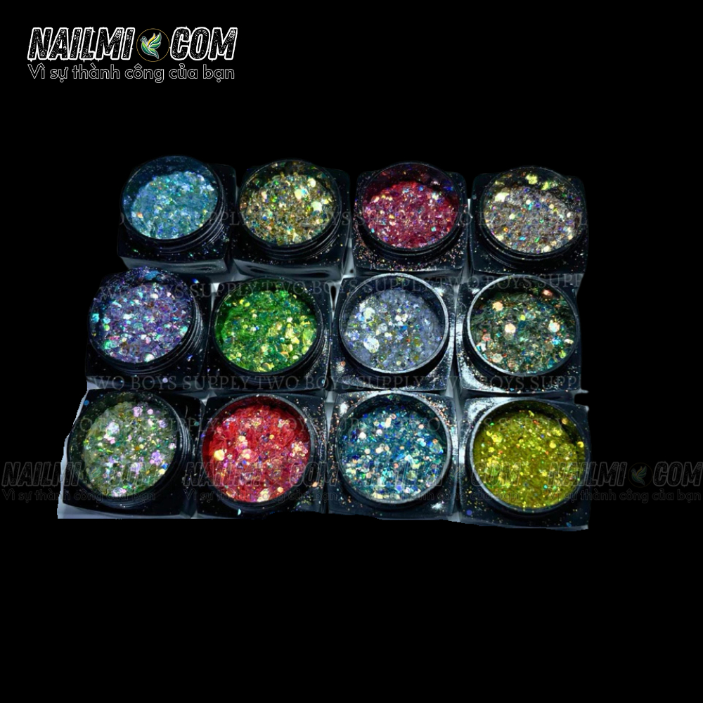 Set nhũ kim tuyến vảy cá - 12 hũ_thumbnail_1