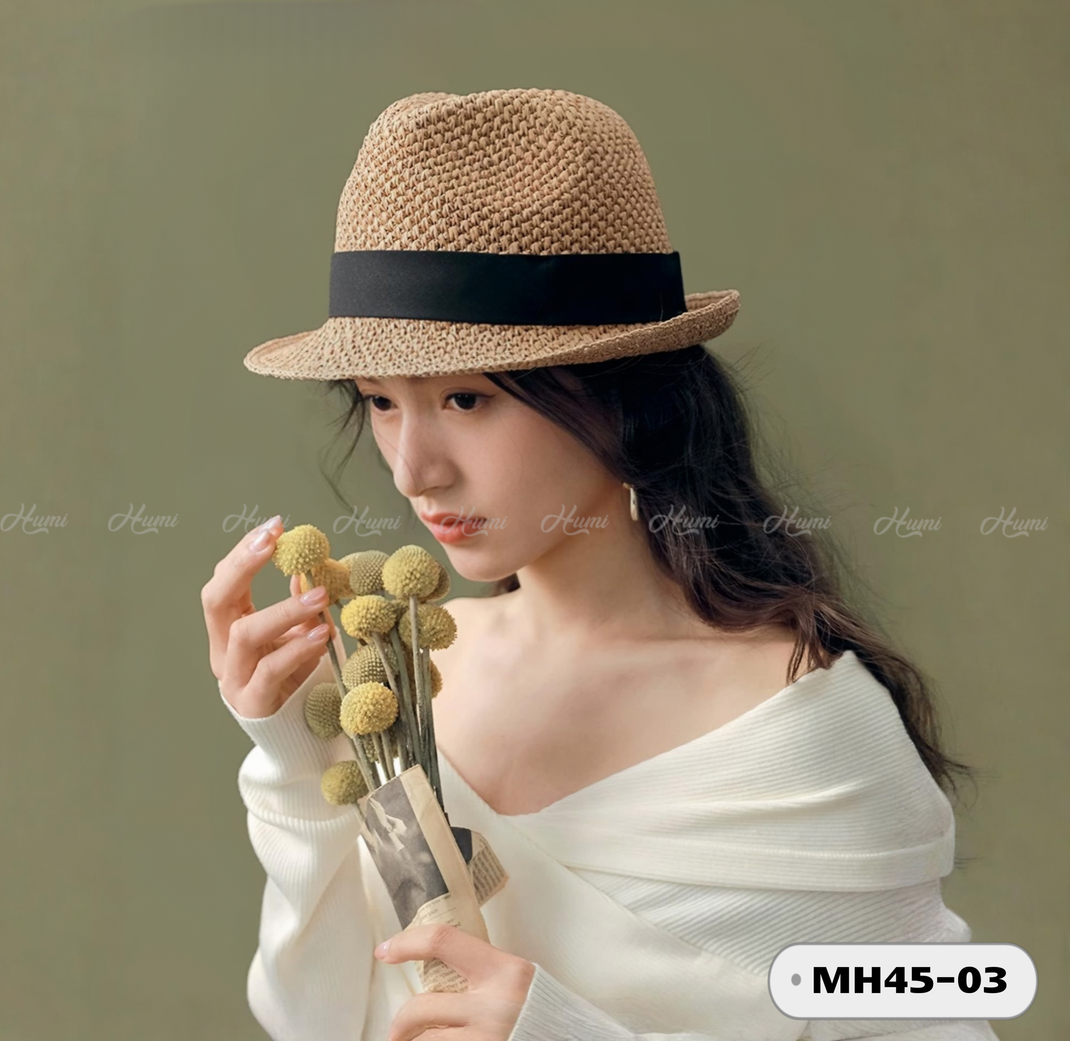 MŨ JAZZ CAO CẤP (MH45-03 Nâu)