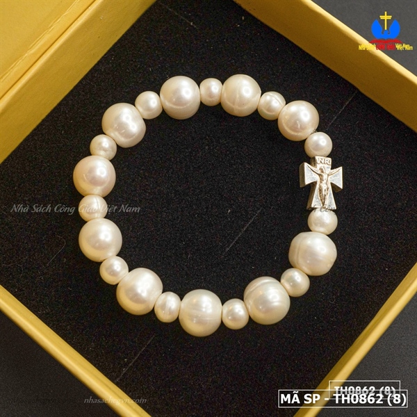 Vòng Mân Côi ngọc trai Thánh Giá bạc Tr004_thumbnail_4