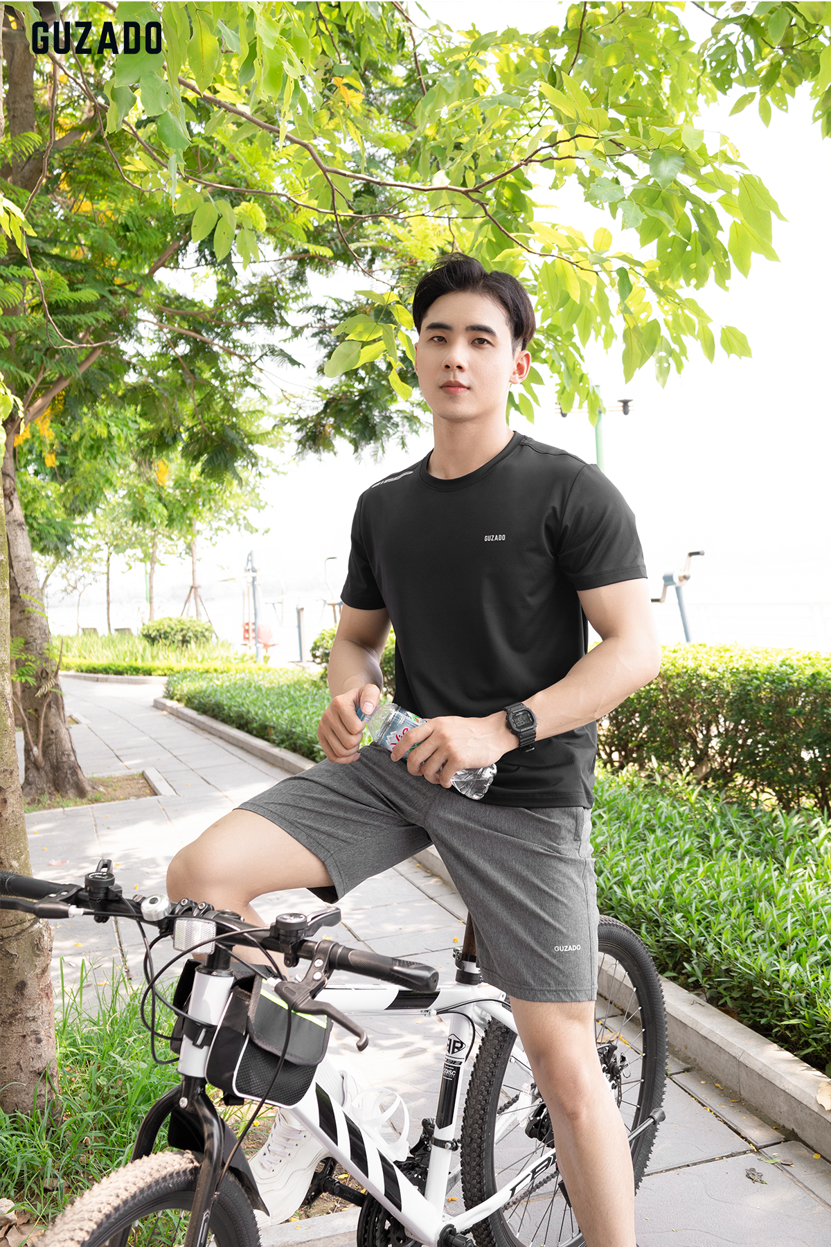 Bộ Quần Áo Thun Sport GUZADO Coolmax Line LOGO ACTIVE BCT04