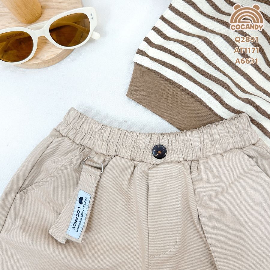 Quần cộc NÂU NHẠT 1 túi phồng_thumbnail_1