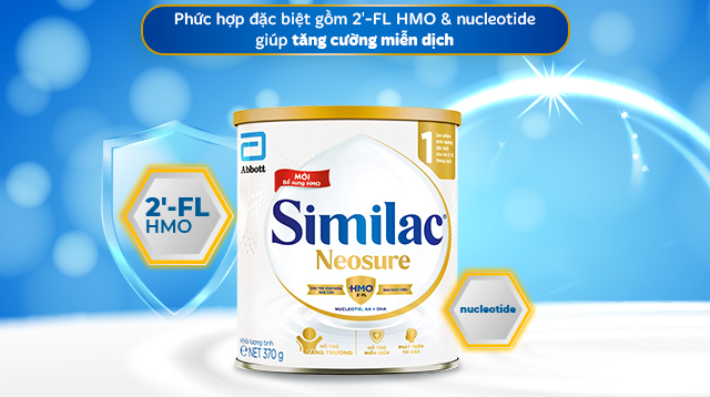 Sữa bột Similac Neosure 370g (0 - 12 tháng) - Miễn dịch
