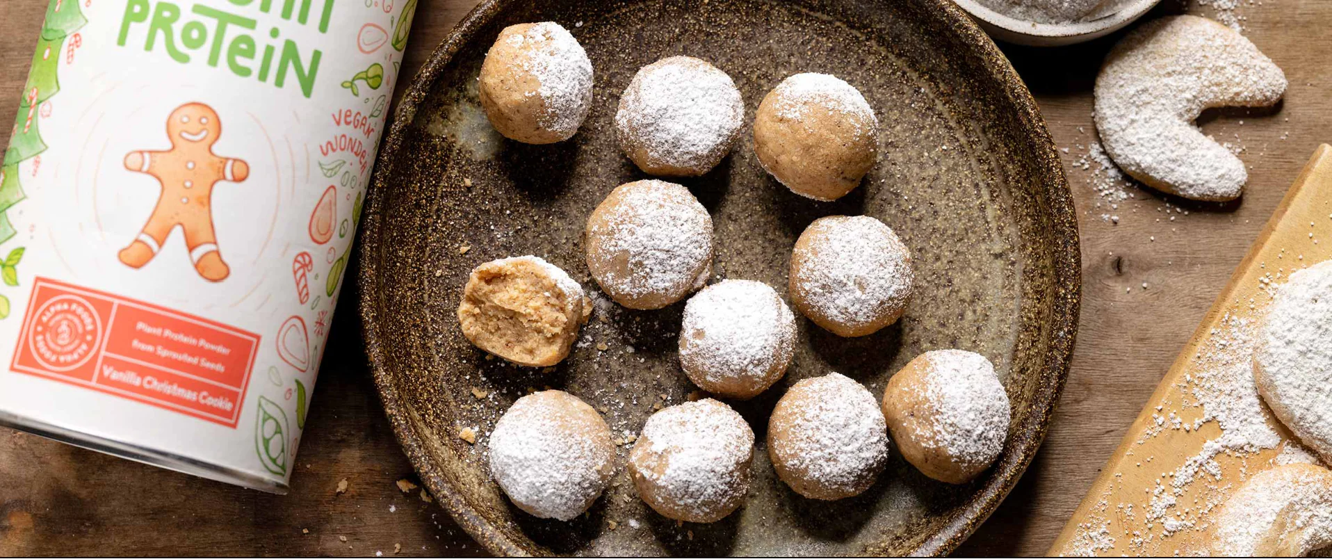 Raw Vegan Protein Bites - Vanilla & Cinnamon