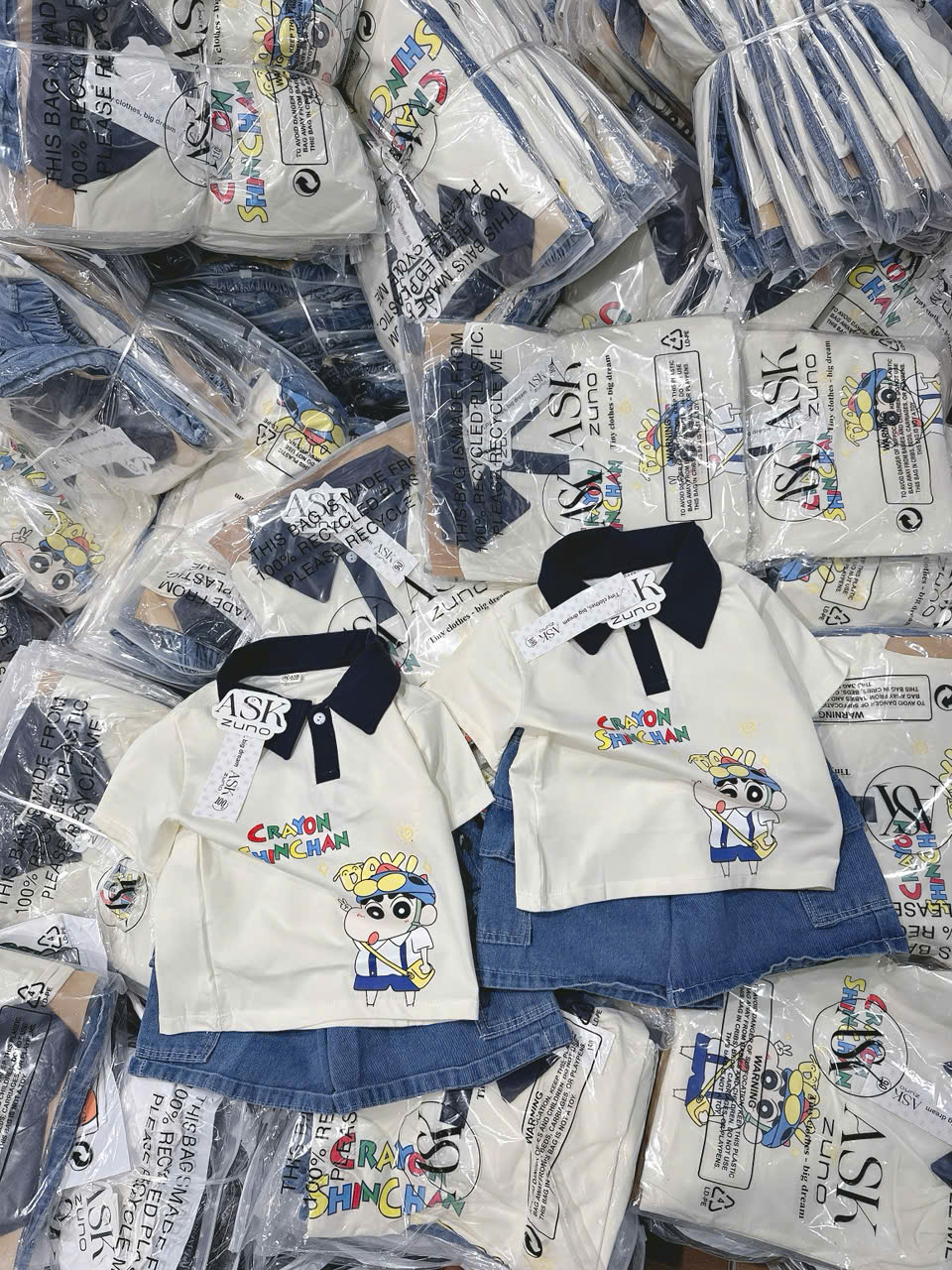 G29 BỘ POLO QUẦN BÒ SHIN CRAYON - A116.882