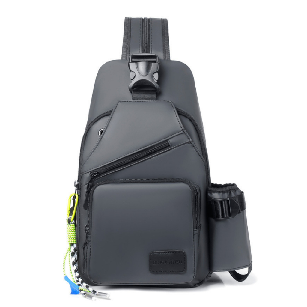 HUBO Chest Bag Leather Waterproof Sports Wear For Men