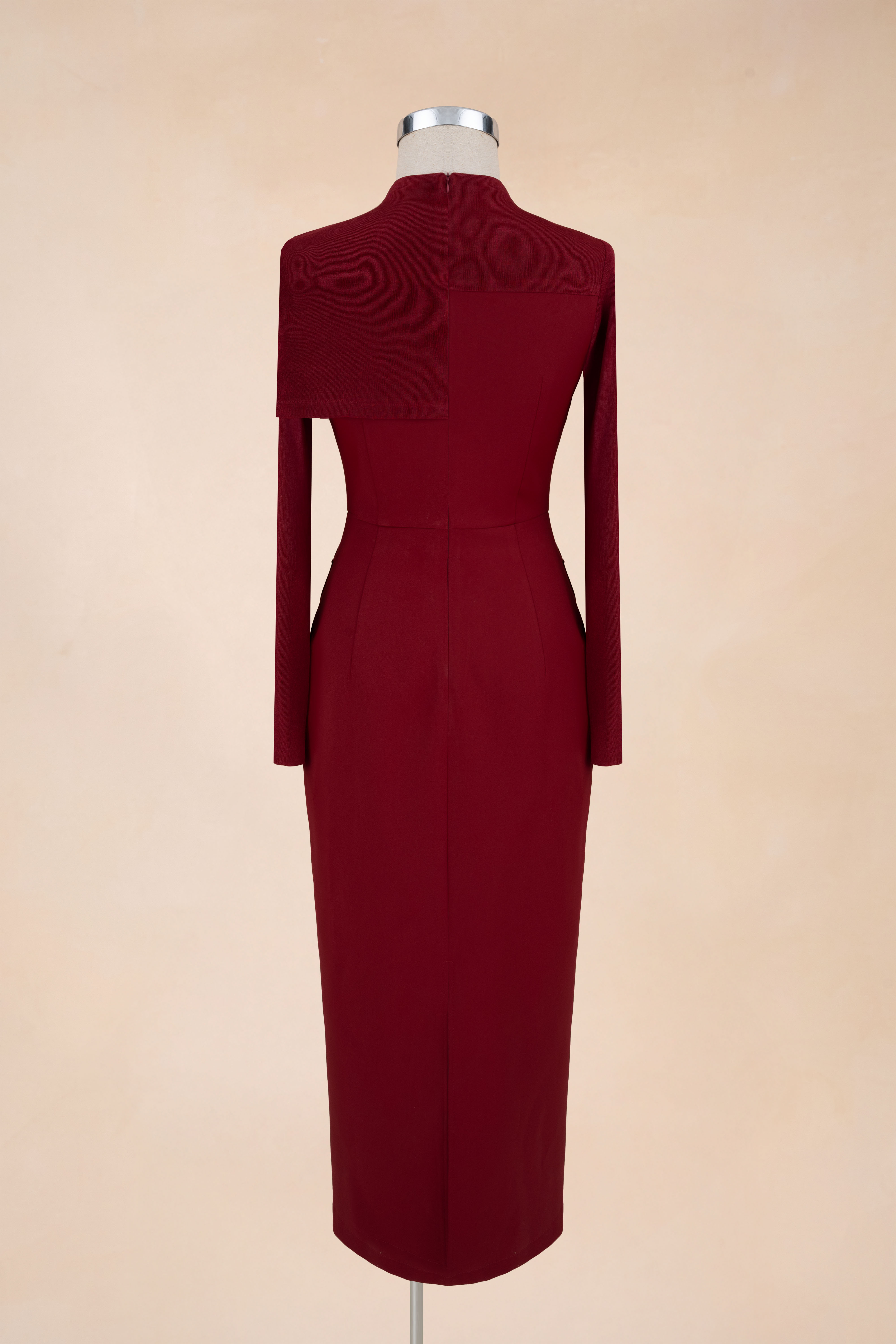 Đầm Bút Chì Đính Nơ Vạt Chéo