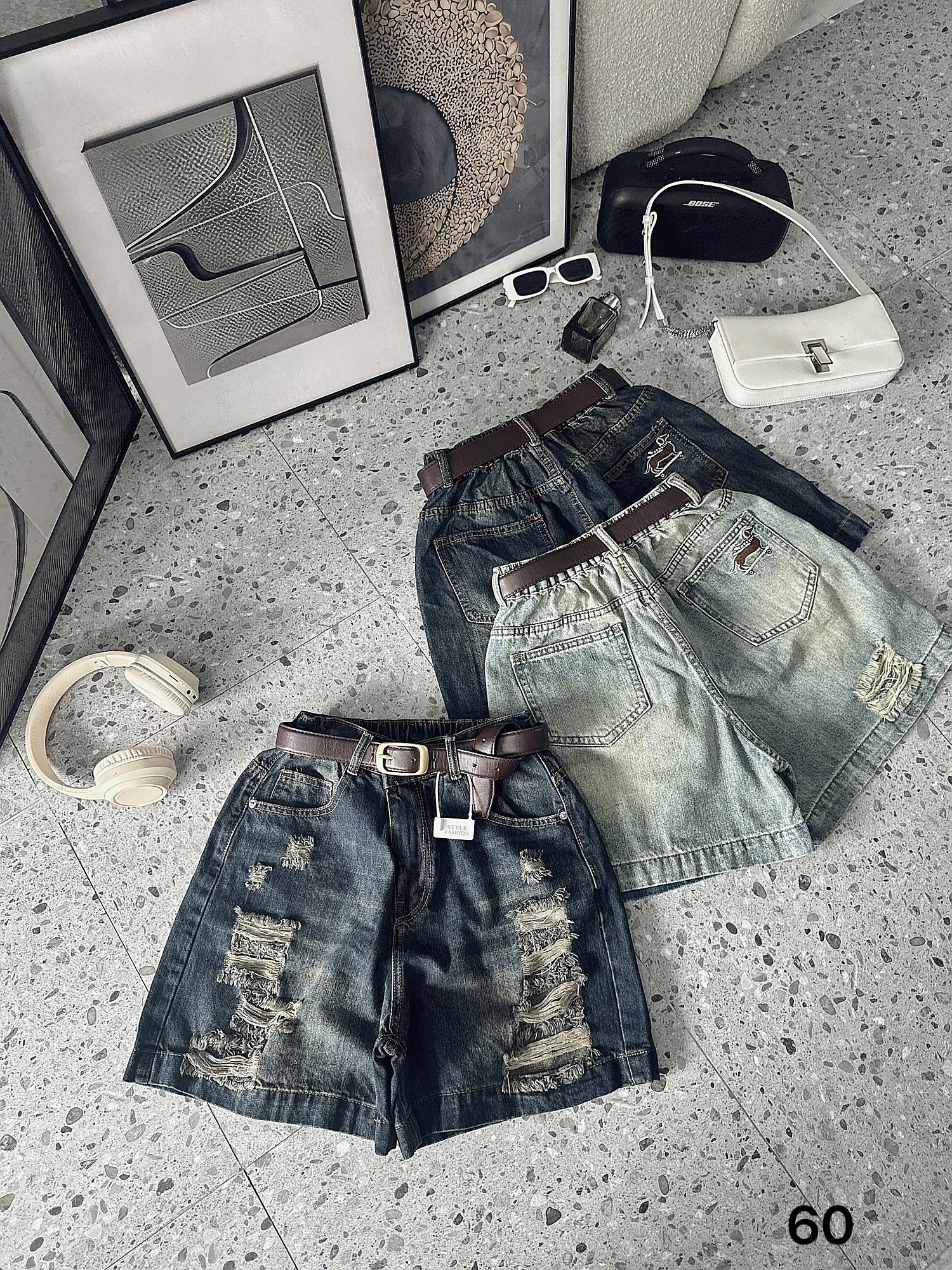 BIGSIZE NỮ- Quần short ngố lưng thun thêu cún T-QSJ60_thumbnail_13