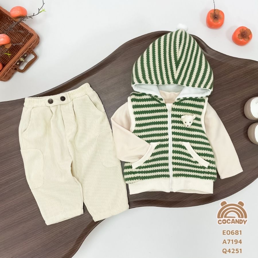 Áo gile kẻ XANH mũ chóp nhọn_thumbnail_2