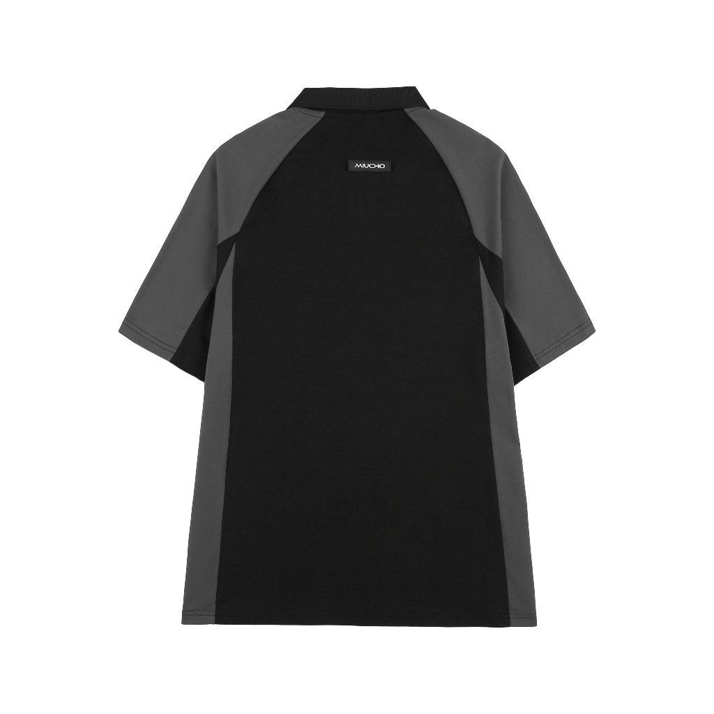 Áo polo nữ trơn phối khoá form rộng PLPKT01 Miucho_thumbnail_9