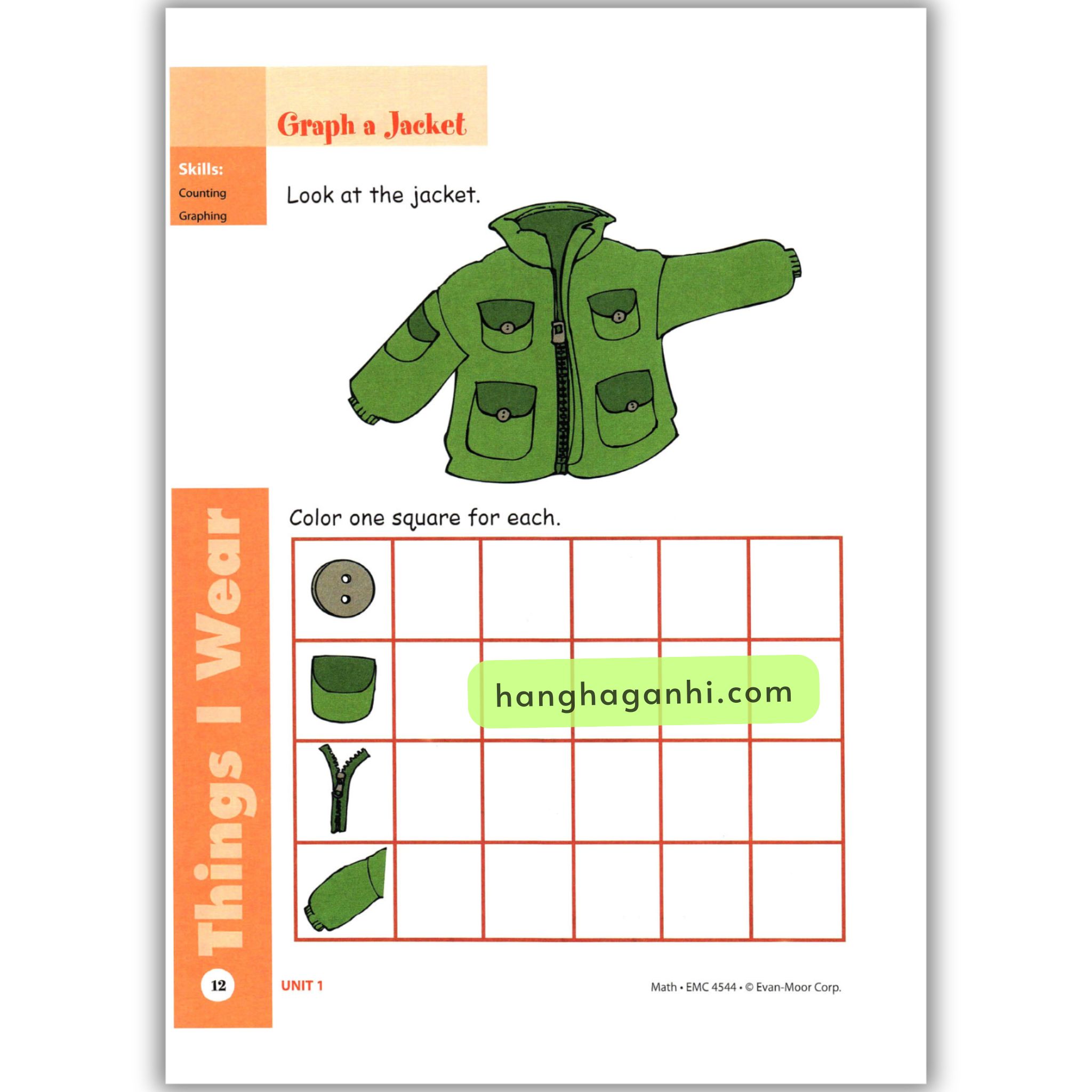 Skill Sharpeners Math grade K, Sách Toán Mỹ Evan Moor cho học sinh mẫu giáo_thumbnail_9