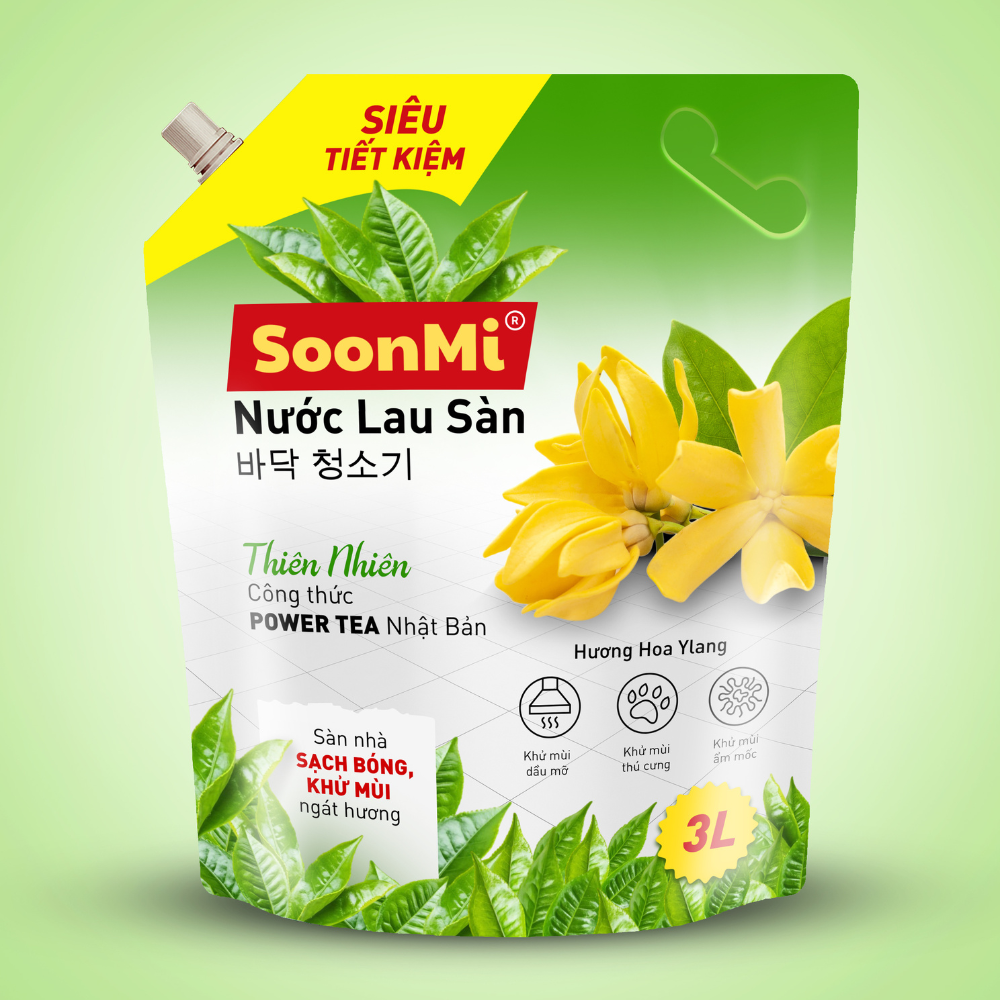 Nước lau sàn hương hoa Ylang Soonmi 3 Lít