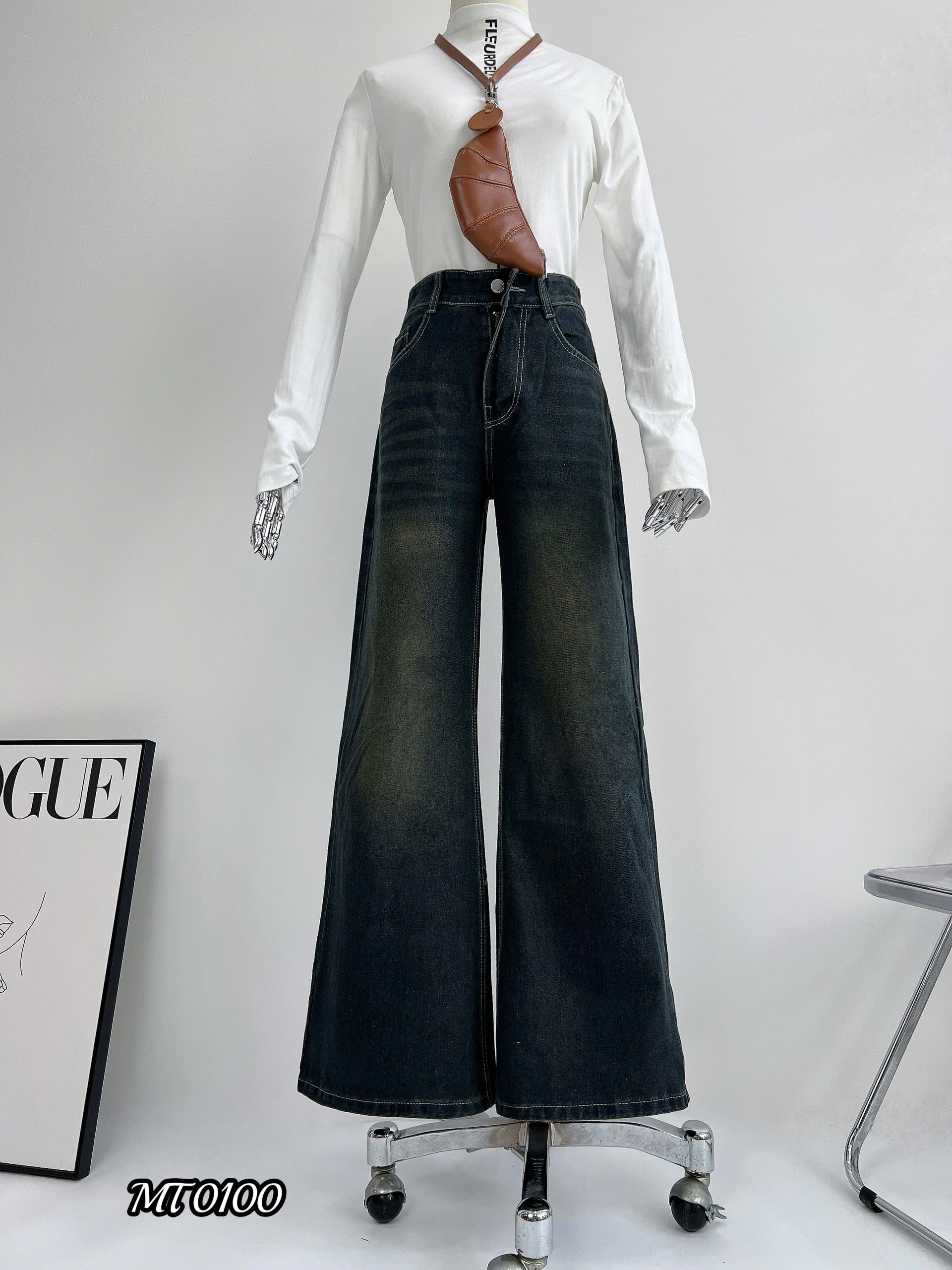 [MT100] QUẦN ỐNG RỘNG CAO CẤP - PHONG CÁCH ULZZANG HÀN QUỐC