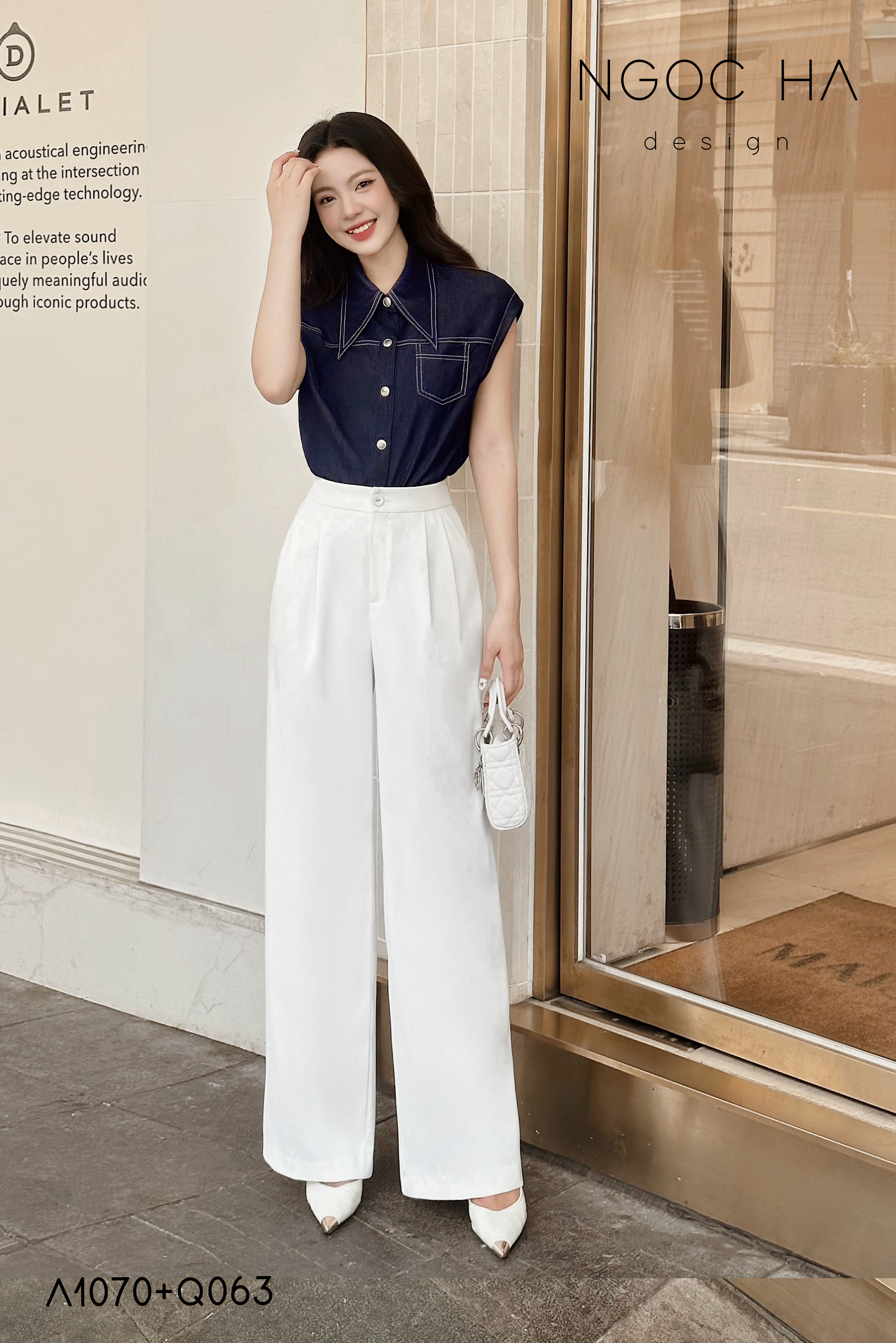 Aline Pants_ Quần Suông Xếp Ly Mềm Q063