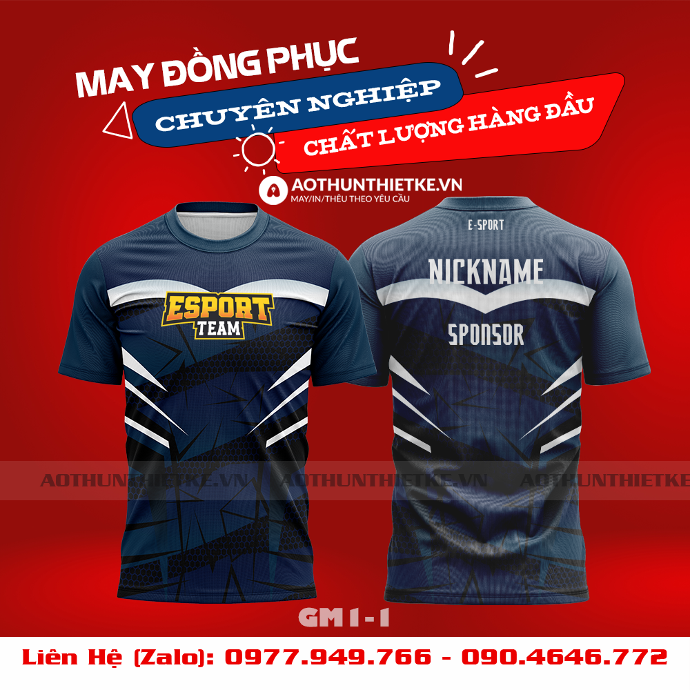 Mẫu Áo Game Thủ Esports Thiết Kế - TKGM111