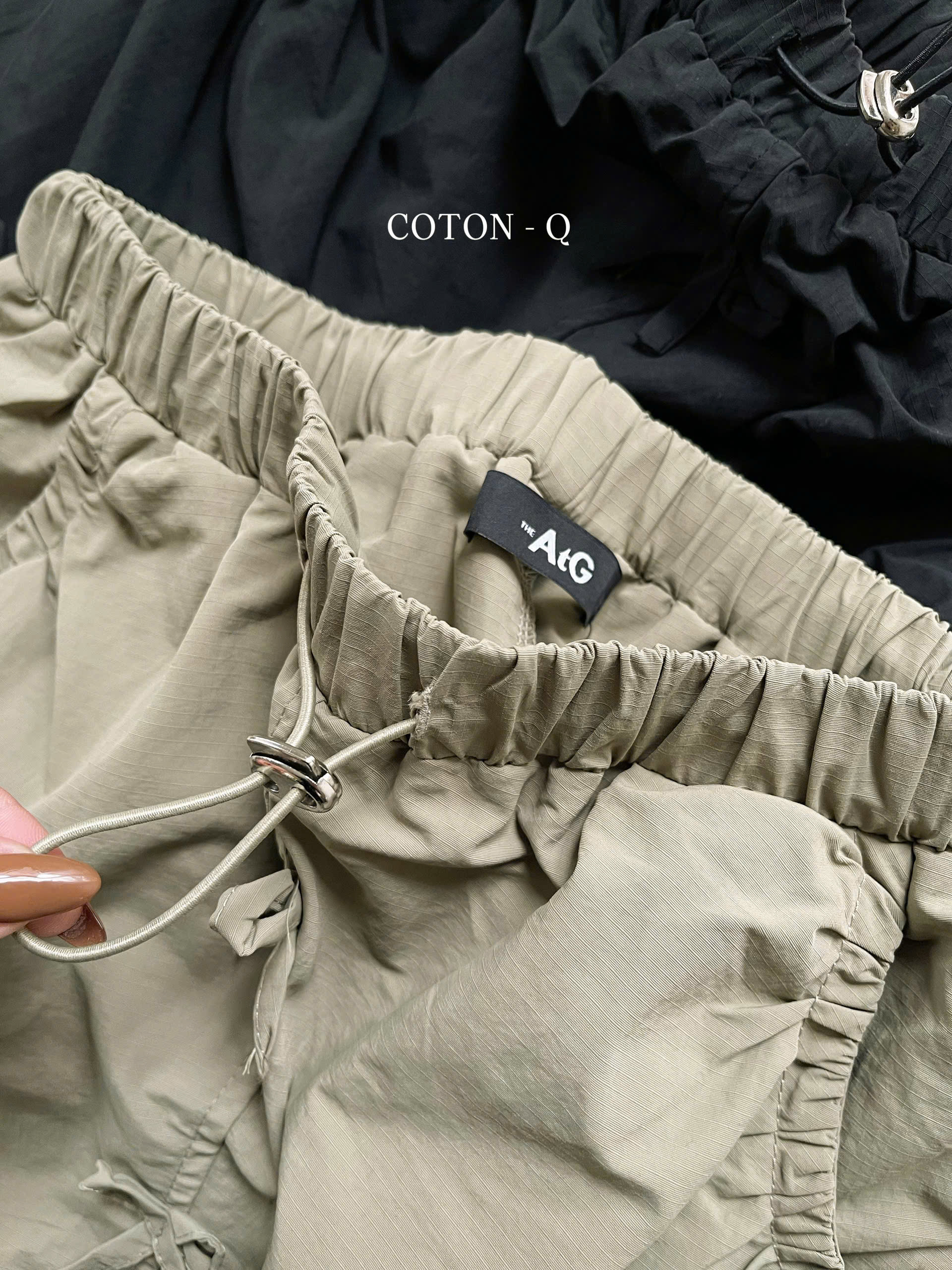 HS101 Chân váy nơ lưng thun ( RÊU )