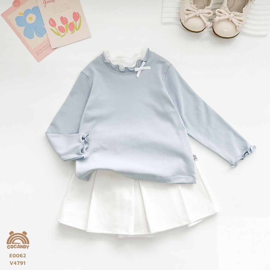 Áo giữ nhiệt XANH NHẠT 3C cổ lọ 2 tầng_thumbnail_0