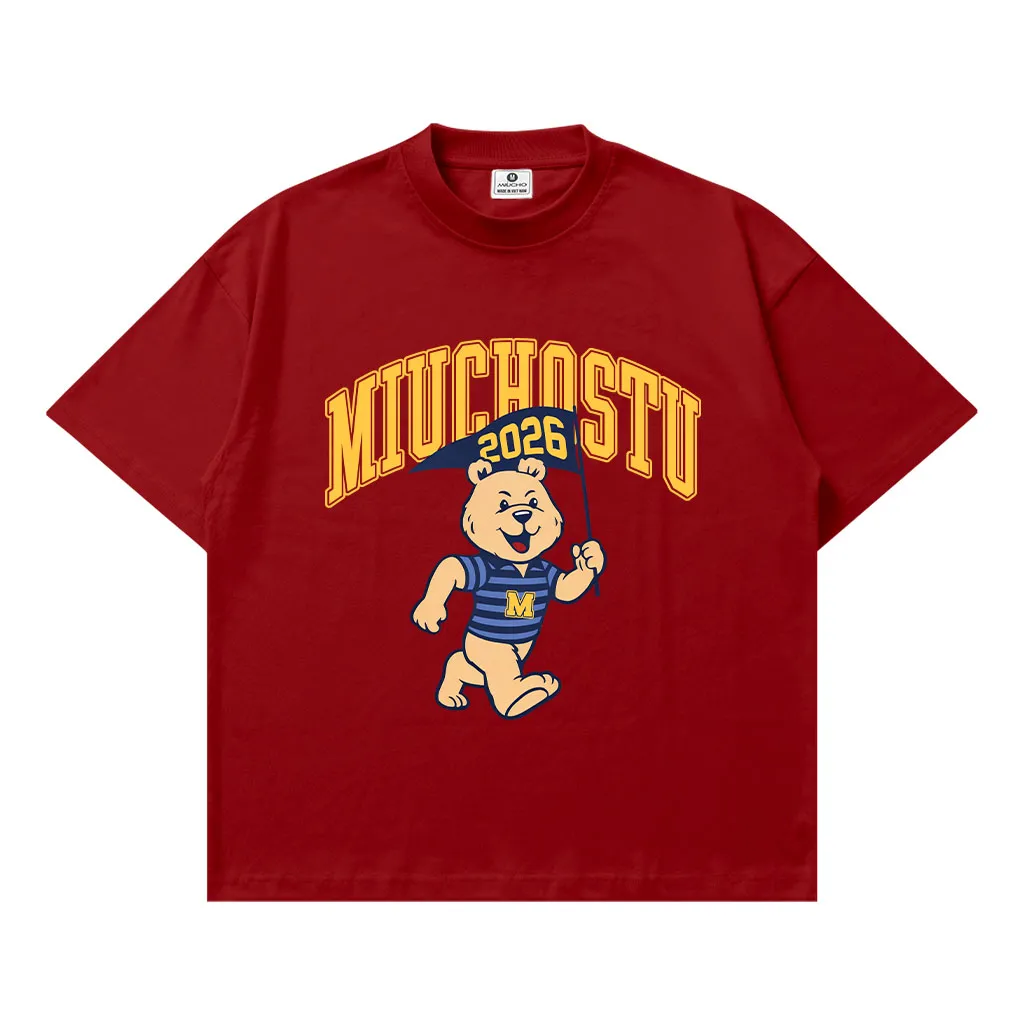 Áo thun boxy nam nữ Miucho Gấu Teddy 3093_thumbnail_12