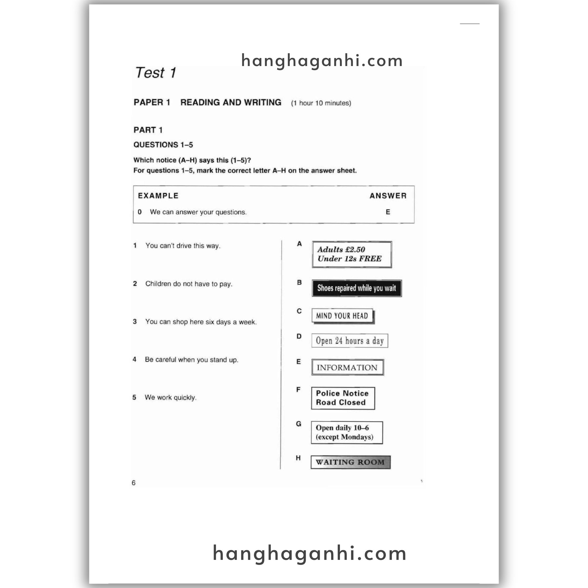 Sách Cambridge Key English Test (Ket) 1 With Answers_thumbnail_2