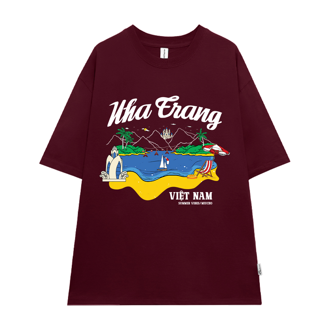 Áo thun du lịch Nha Trang ATD1261 Miucho vải cotton thoáng mát in mix_thumbnail_17