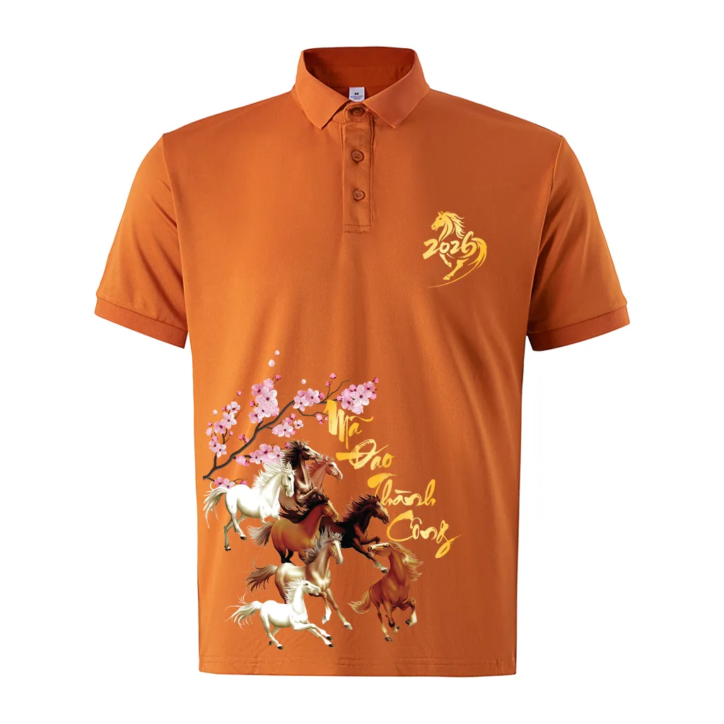 Áo polo Tết Bính Ngọ form vừa nam Miucho Iconic vải poly cá sấu thoáng mát trẻ trung 2991_thumbnail_14